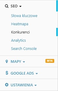Konkurencja w Monitoringu pozycji SEMSTORM