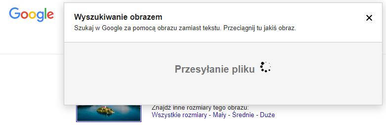 Wyszukiwanie obrazem w Google